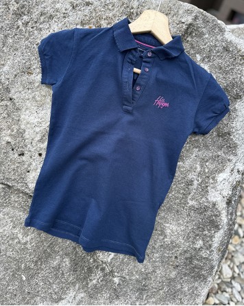 Polo triko dětské Tommy Hilfiger tmavě modré